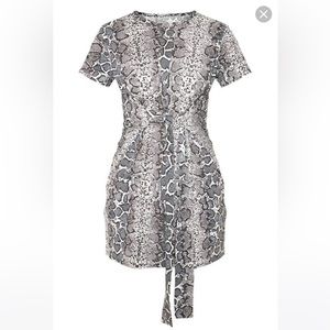 Pretty little thing snake skin dress. Size 4